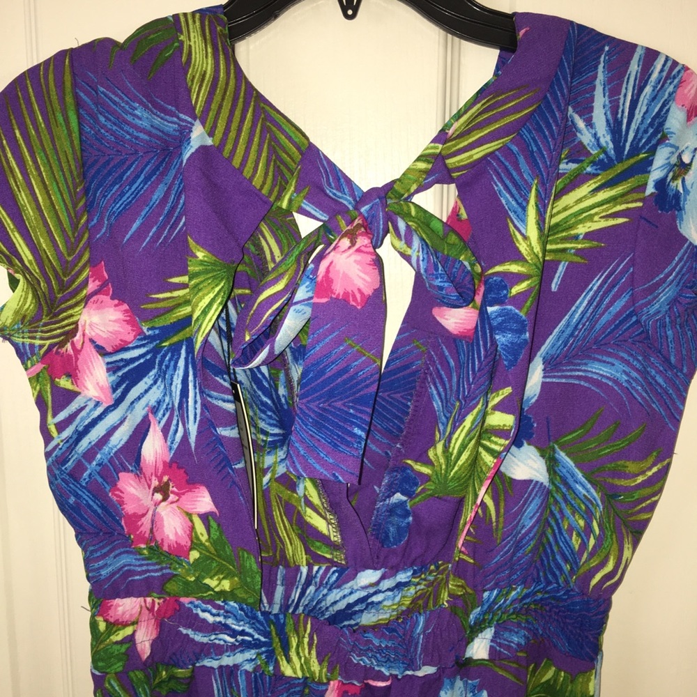 NWT Romeo and Juliet dress floral open back - Picture 4 of 4